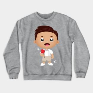 Little Boy Crewneck Sweatshirt